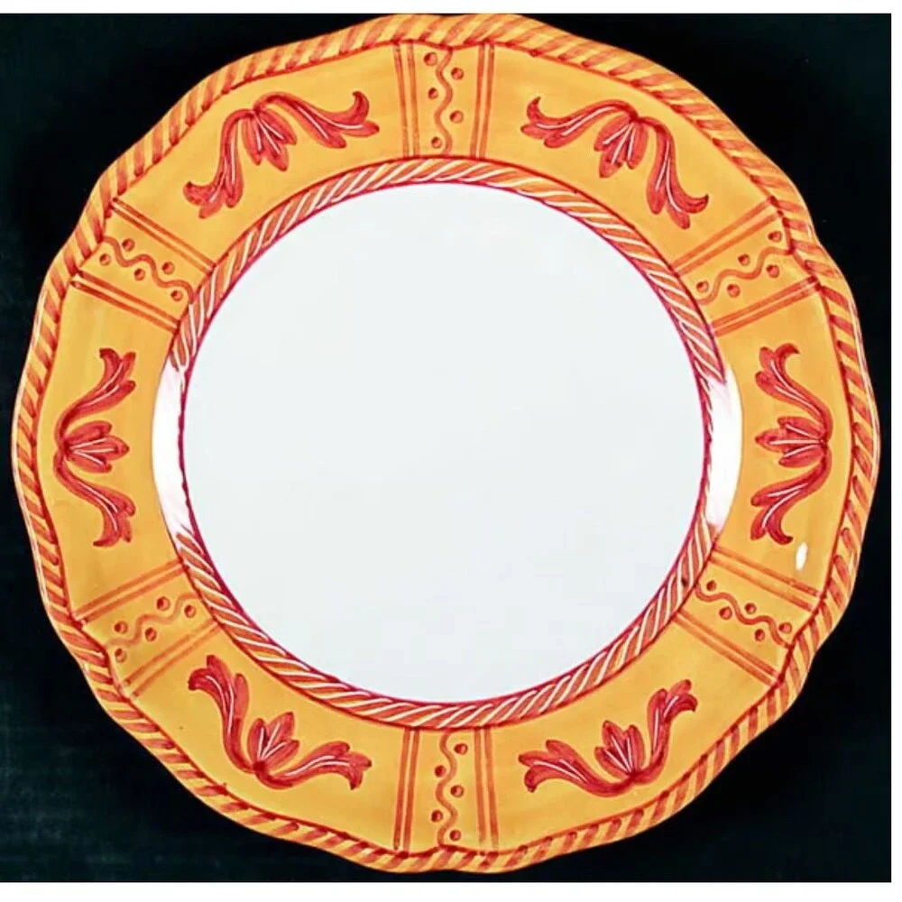 Rare Deruta Cordone Dinner Plate 11